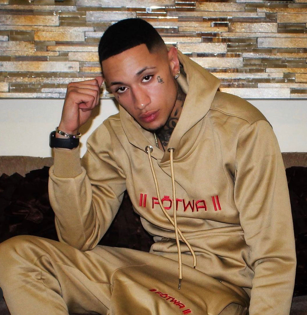 ||FŌTWA|| krisp cream Hoodie Track suite