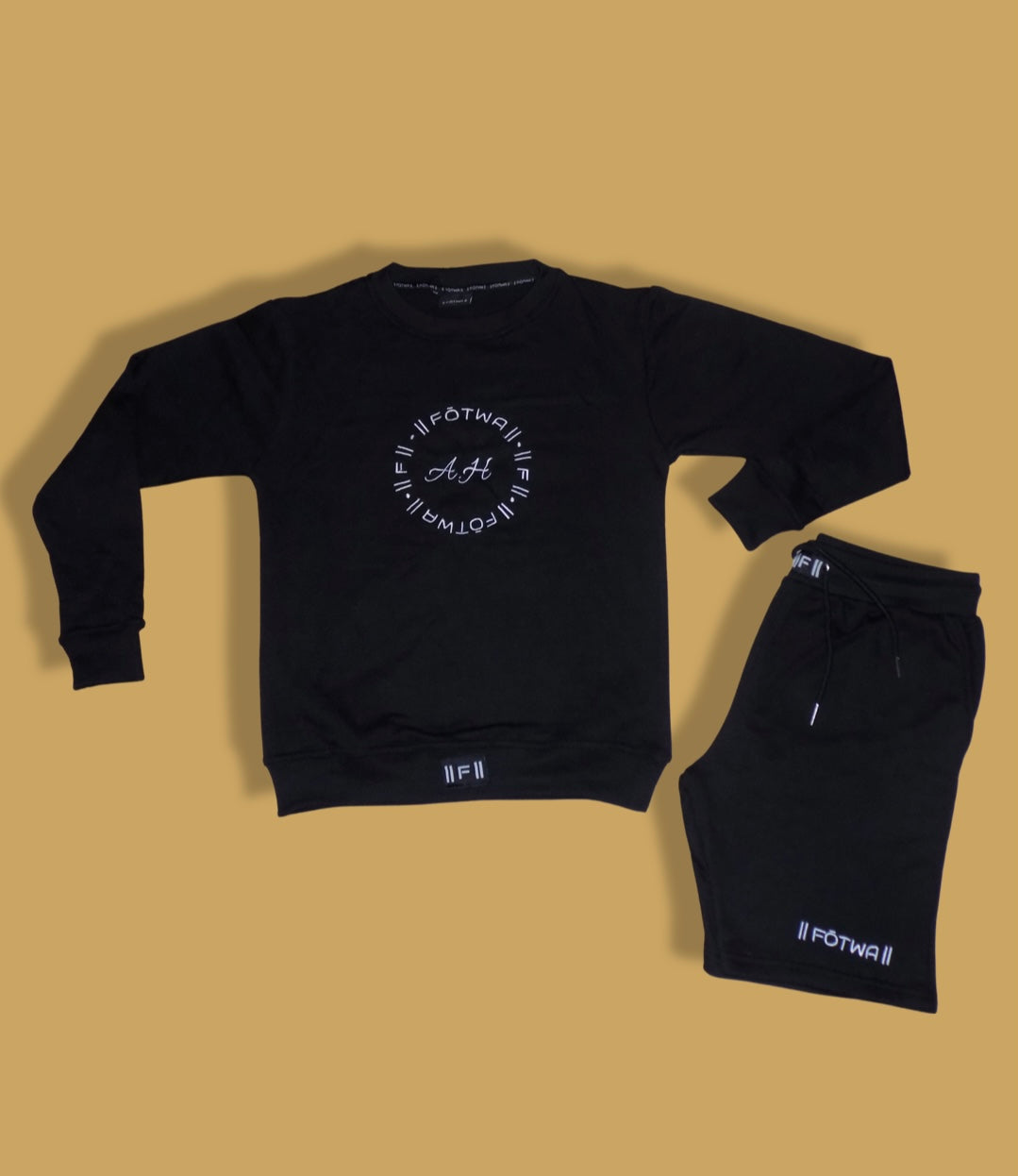 Black Bentley (loungewear)sweat short set