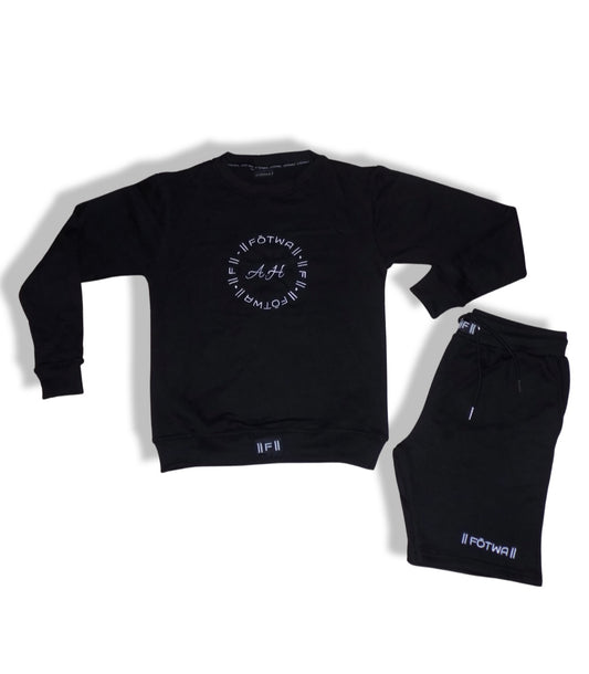 Black Bentley (loungewear)sweat short set