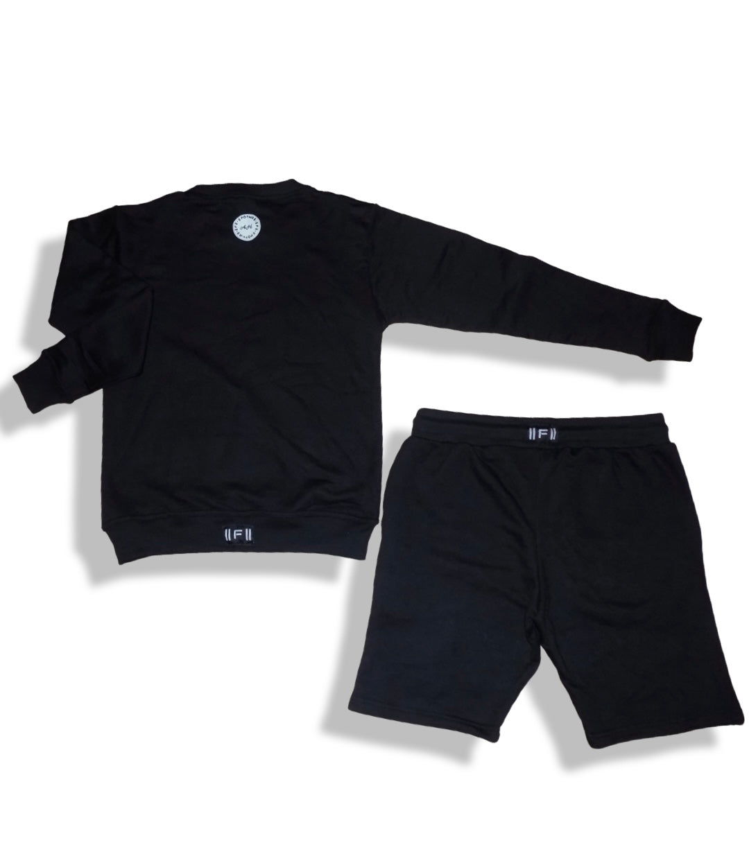 Black Bentley (loungewear)sweat short set